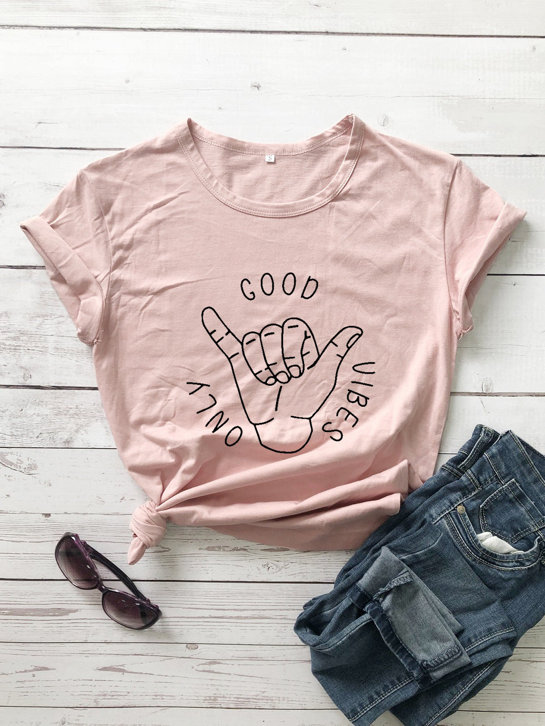 Good Vibes Only Short Sleeve European