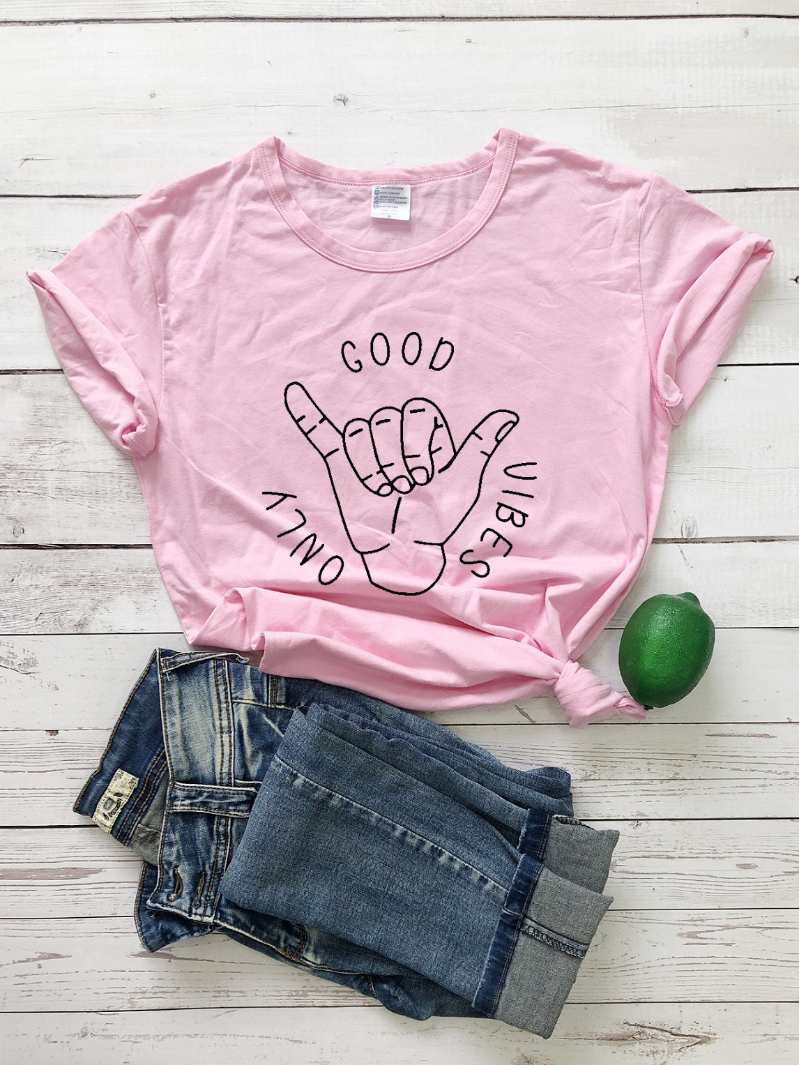 Good Vibes Only Short Sleeve European