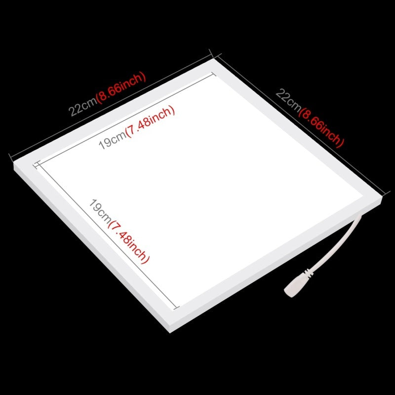 Acrylic LED Photography Lamp 20cm Free Matting Photography Lamp