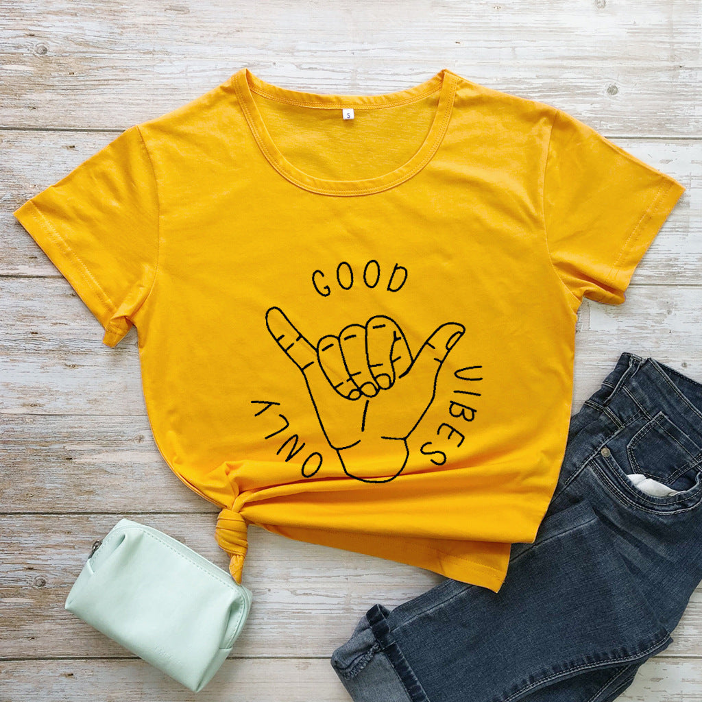 Good Vibes Only Short Sleeve European 