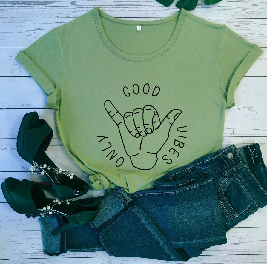 Good Vibes Only Short Sleeve European 