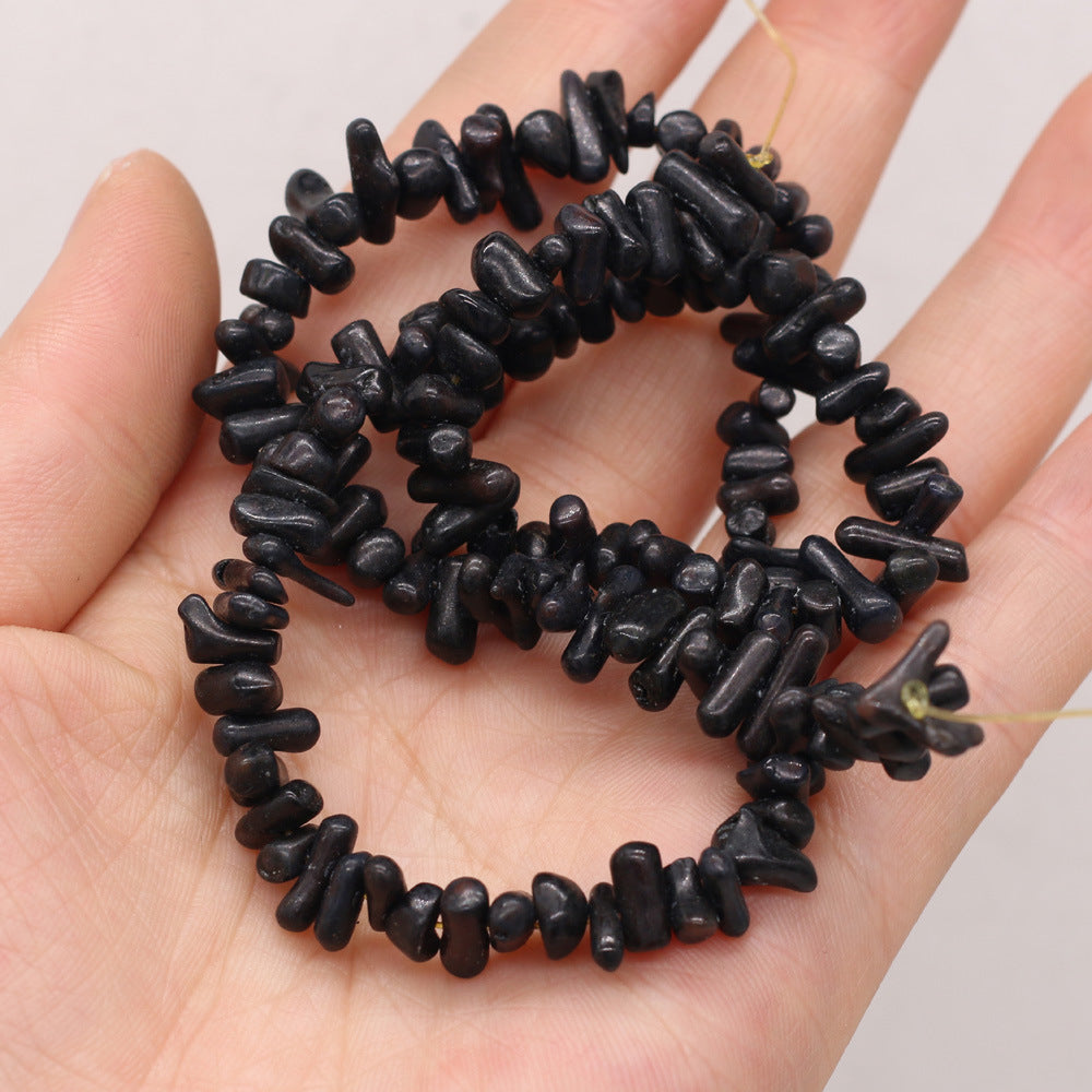 Irregular Beading Of Colorful Coral