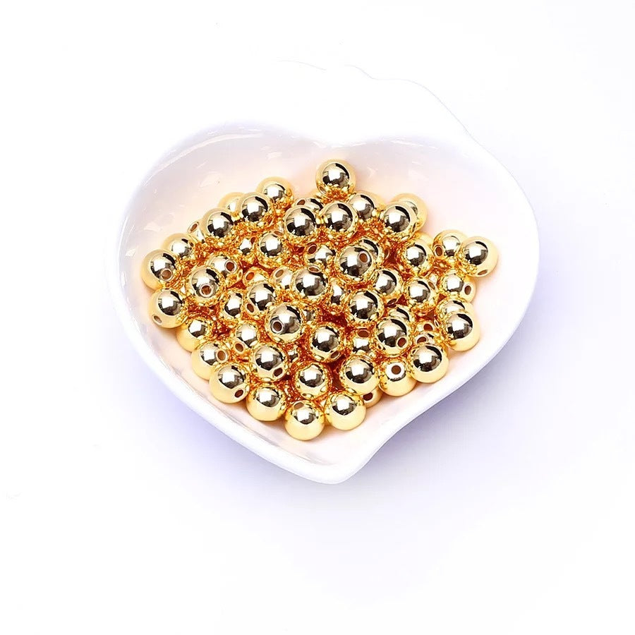 Color Retaining 14k Gold Coated Diy Beading Material